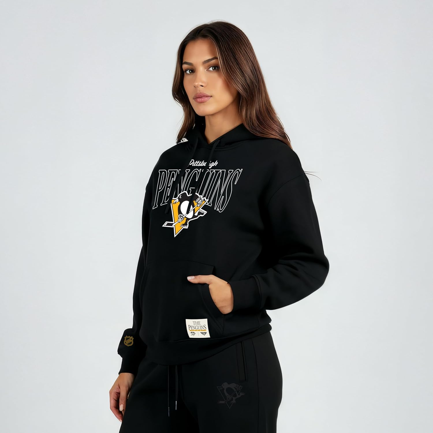 GAME 7 NHL womens X Nhl Women's Officially Licensed Long Sleeve Pullover Hoodie Fleece Sweatshirt