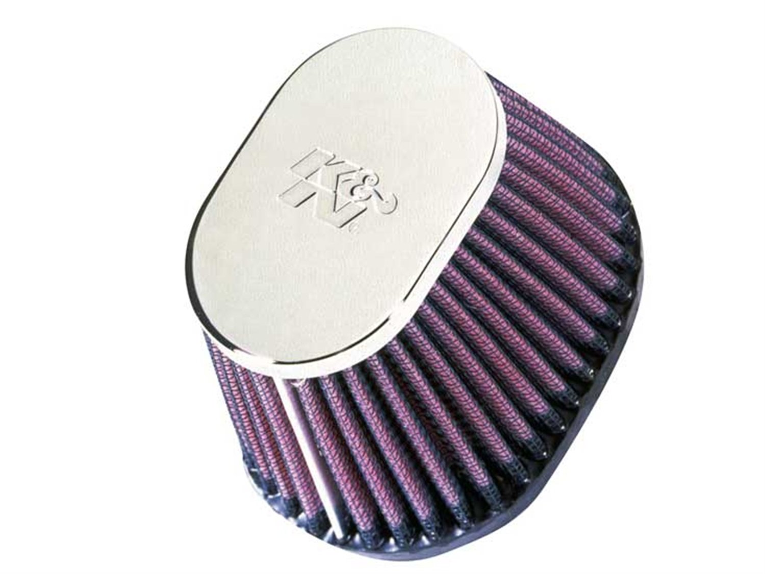 K&N Universal Chromed Air Filter Rot