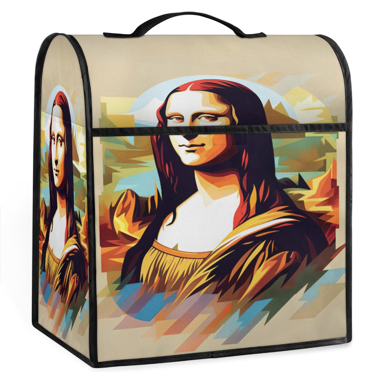 Coffee Maker Cover Van Gogh Kitchen Appliance Covers Small Appliance Covers Blender Cover Juicer Cover Dust Covers for Kitchen Appliances with Top Handle and Pockets,Washable,B718