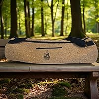 Vista 5 de Semi-Rigid Cork Bag for Carrying Yoga Mats - Tubular