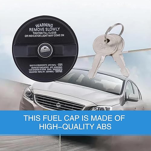 Miniatura 4 de 2 tapones de combustible para automóvil con cerradura, resistentes al agua, antirrobo, accesorios para tapas de depósito de combustible para