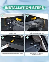 Vista 41 de Powerty Cubierta de Carga para Accesorios Kia Sportage 2023-2025 2026, Textura de Lona Cubierta Retráctil para Maletero Trasero de Carga de Equipaje