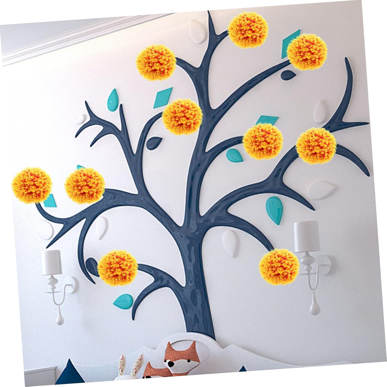 GARVALON Artificial Grass Balls Large Decorative Topiary Balls Home and Garden Decor