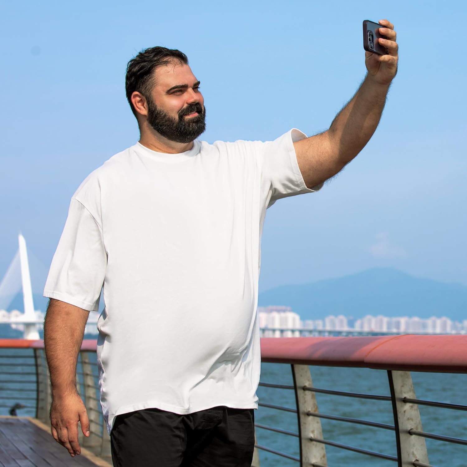 BRISIRA Big and Tall Shirts for Men Undershirts XL-6XL Lightweight Casual Tee Breathable Soft Short Sleeve T-Shirts Crew Neck - Image 3