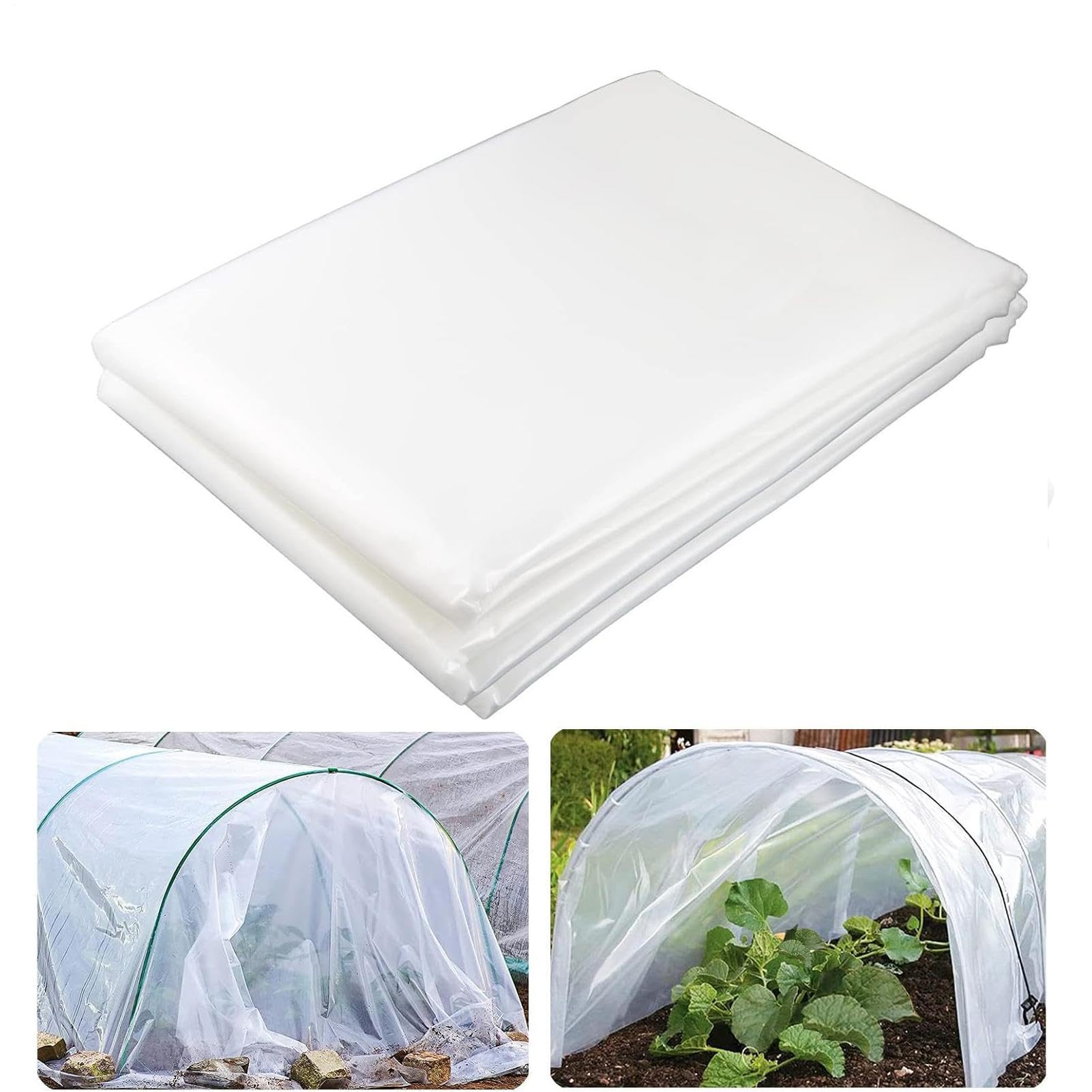 Bâche transparente anti-UV en film imperméable pour serre de jardinage