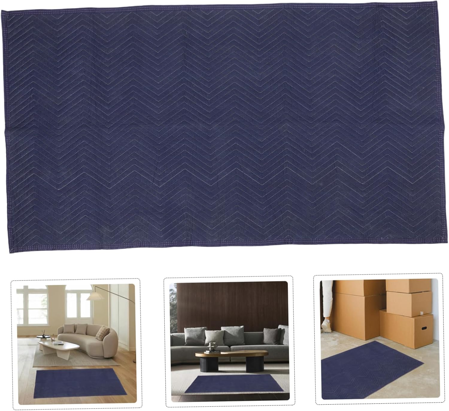 DOITOOL Moving Blanket Thick Multi-use Packing Blanket for Moving Furniture Heavy Duty Stretch Resistant Durable Protection for Furniture During Transport