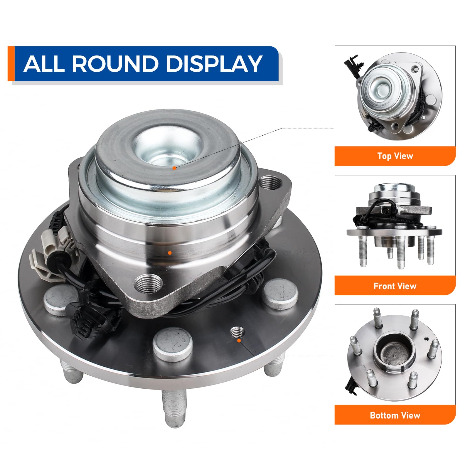 Amazon.com: PAROD Pair 515097 Wheel Hub Bearing Assembly