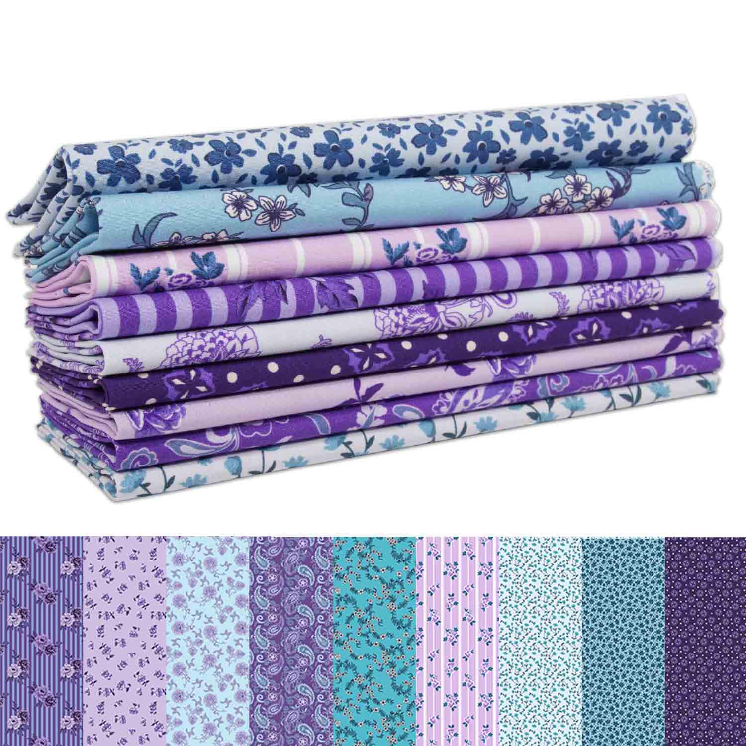 Tissu matelassage coton coupon grand format pour patchwork et couture loisir - 8