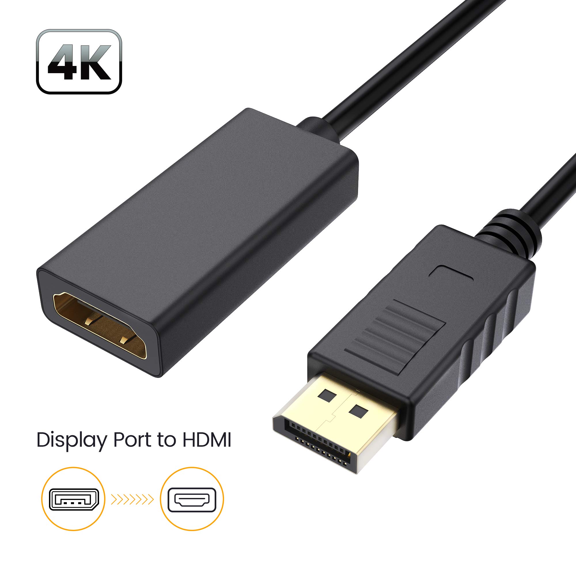2 Adattatori DisplayPort 90° E 270° - Maschio/Femmina Per Monitor 4K - Foto 7