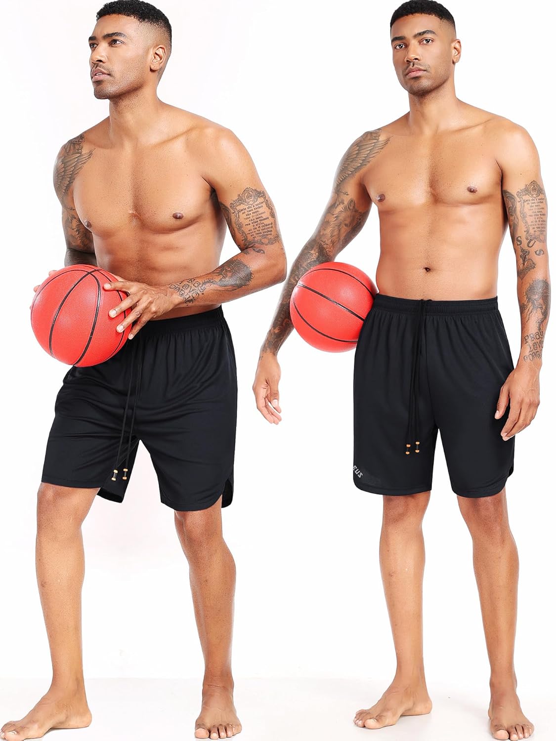 NELEUS 2 in 1 Athletic Shorts for Men 9" Dry Fit Workout Running Shorts with Pockets - Image 5