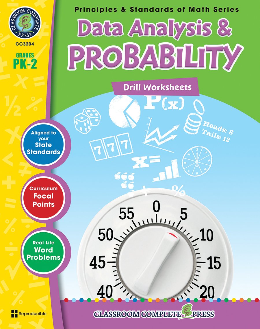 Amazon.com: Data Analysis & Probability - Drill Sheets Gr. PK-2 ...