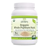 Whole Psyllium Husk Powder Supplement | 5 Grams per Serving | Non-GMO | Gluten-Free | Made in USA (24 Oz, Unflavored)