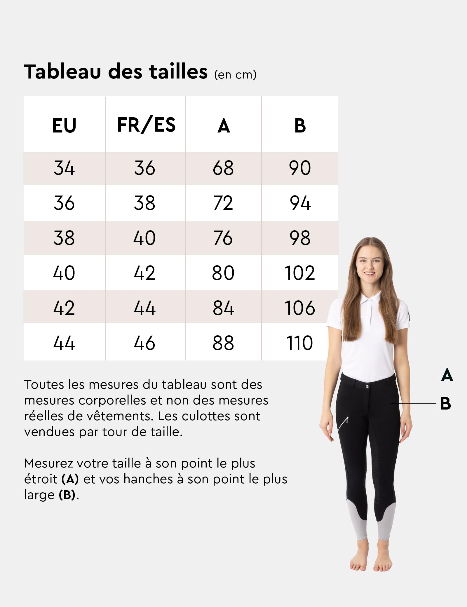 HORZE Femme Pantalon d'équitation Felicia, Fond intégral, Poche zippée pour Le Mobile, Taille Moyenne-Haute