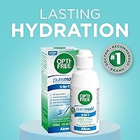 Vista 11 de Opti-Free Puremoist - Solución desinfectante multiusos con estuche para lentes, 10 onzas.