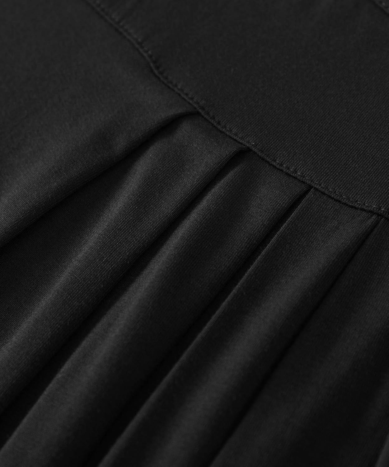 Latuza Women's Long Sleeves Pleated Front Tops Pajamas Pants with Pockets - Image 4