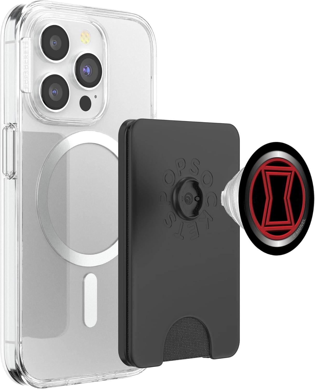Marvel Black Widow Natasha Romanoff Icon PopSockets PopWallet for MagSafe