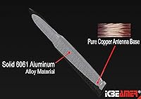 Vista 48 de ICBEAMER 3 inch / 76 mm MINI Mexican Mexico Flag Automotive Antenna with Internal Copper Coil Universal Fit AM/FM Radio Antenna Replacement