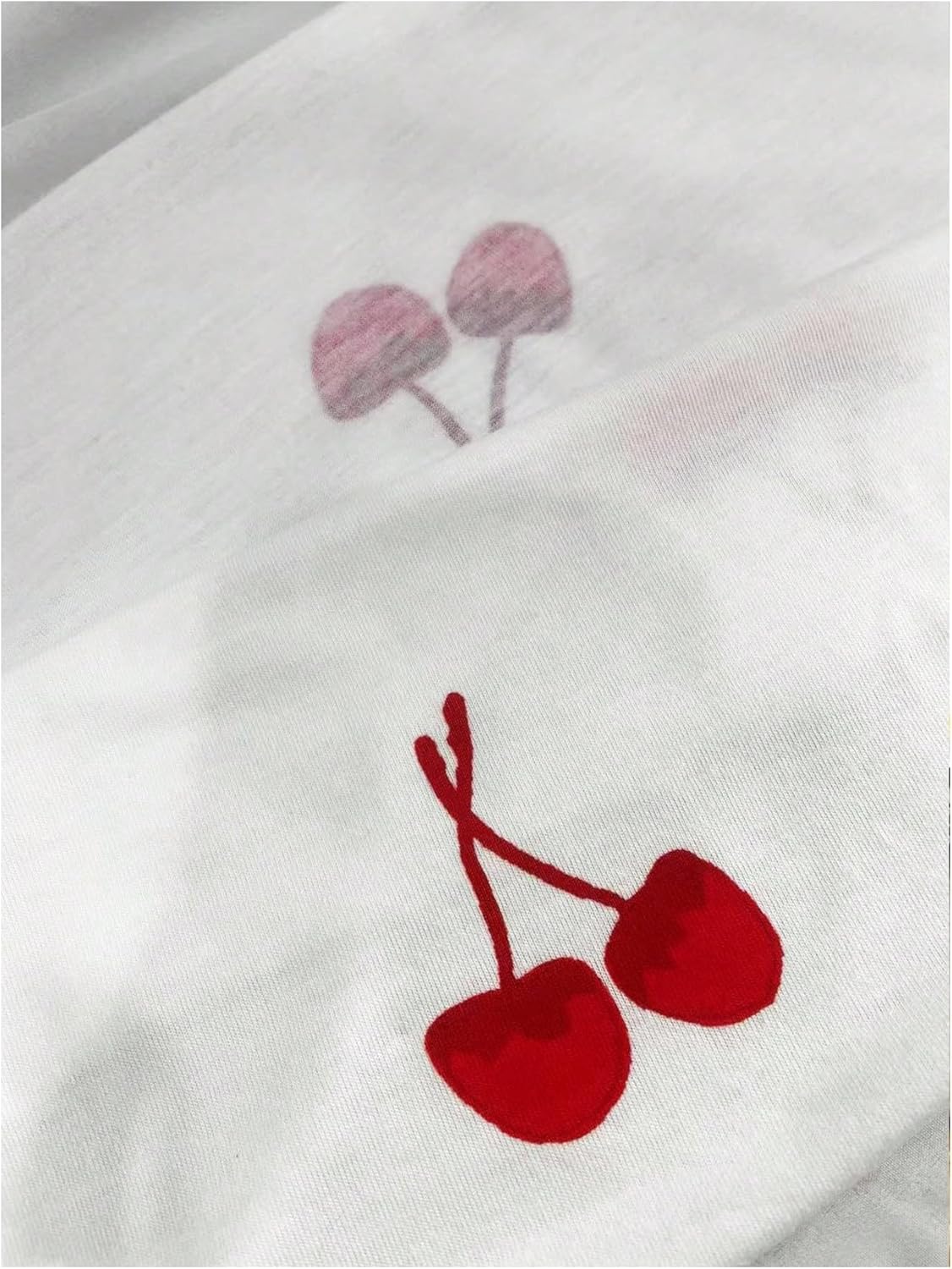 Verdusa Women's Cute Cherry Tops Short Sleeve Shirts Going Out Graphic Tees - Image 4