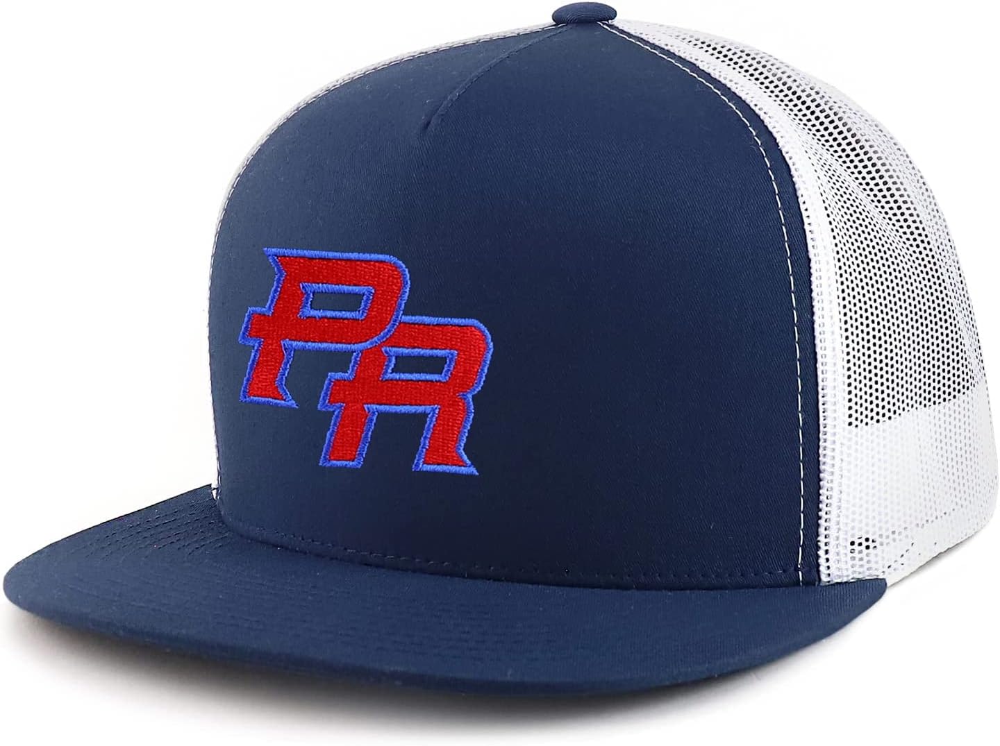 Trendy Apparel Shop Puerto Rico PR Embroidered 5 Panel Trucker Mesh Cap