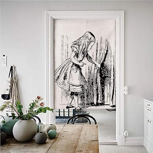 Amazon 不思議の国のアリス のれん おしゃれ 目隠し 幅85cm 丈170cm 黒と白アリスカーテンを通して見る隠されたドアの冒険装飾 おしゃれ ロング 居酒屋 店 部屋 玄関 入り口 間仕切り インテリア 黒白 のれん オンライン通販 Amazon 不思議の国のアリス のれん おしゃれ 目隠し 幅85cm 丈170cm 黒と白アリスカーテンを通して見る隠されたドアの冒険装飾 おしゃれ ロング 居酒屋 店 部屋 玄関 入り口 間仕切り インテリア 黒白 のれん オンライン通販