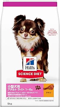 Amazon ヒルズ サイエンス ダイエット ドッグフード 小型犬用 肥満傾向の成犬用 アダルト ライト 1歳以上 チキン 5キログラム X 1 ヒルズ サイエンス ダイエット ペット用品 通販