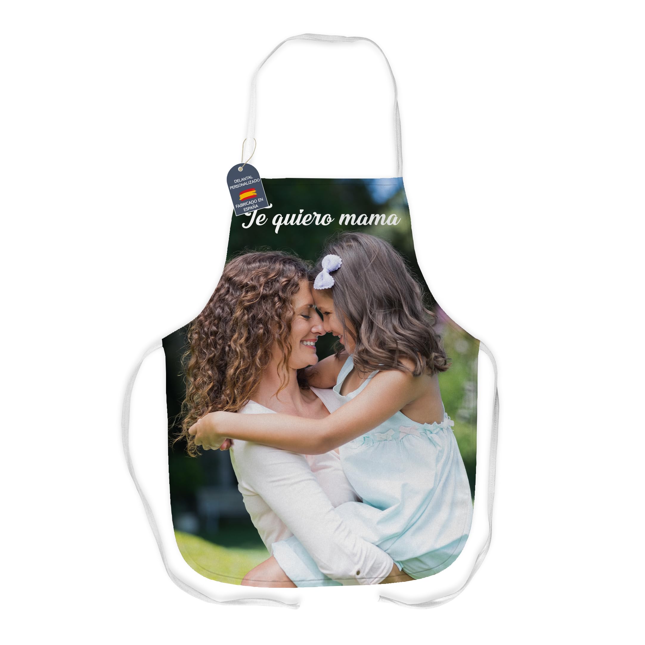 LolaPix Delantal Personalizado Mujer Hombre. Delantal Cocina Hombre. Regalo Personalizado Mujer. Delantales Personalizados. Regalos Cocineros. Regalo amigo invisible. Delantales Originales 75x63cm