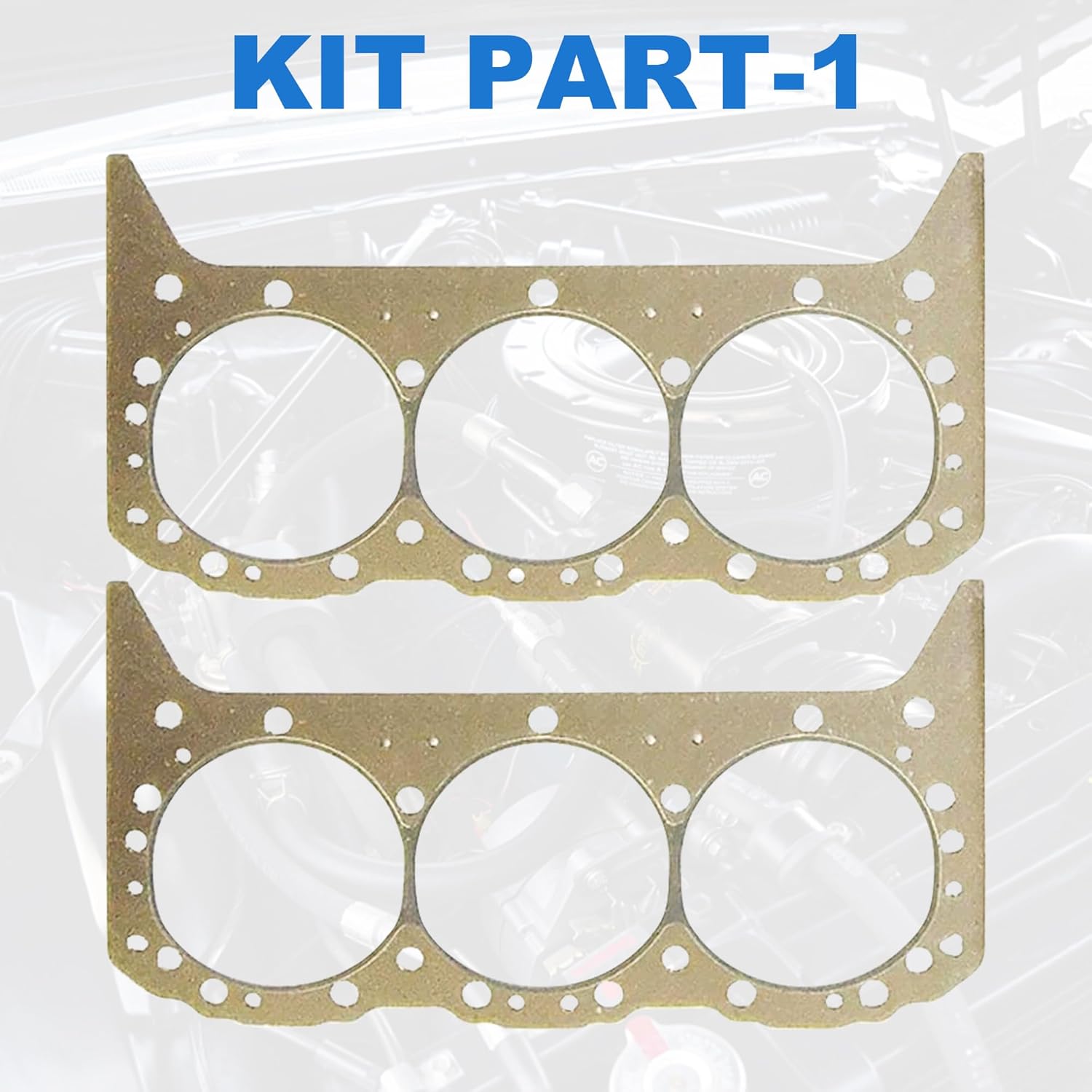 Head Gasket W/Bolts Set Kit HS9354PT-6 for Chevy Astro Blazer C1500 Express 1500 for GMC C1500 Jimmy Safari for Isuzu Hombre for Olds Bravada 4.3L V6 Vortec 1996-2006