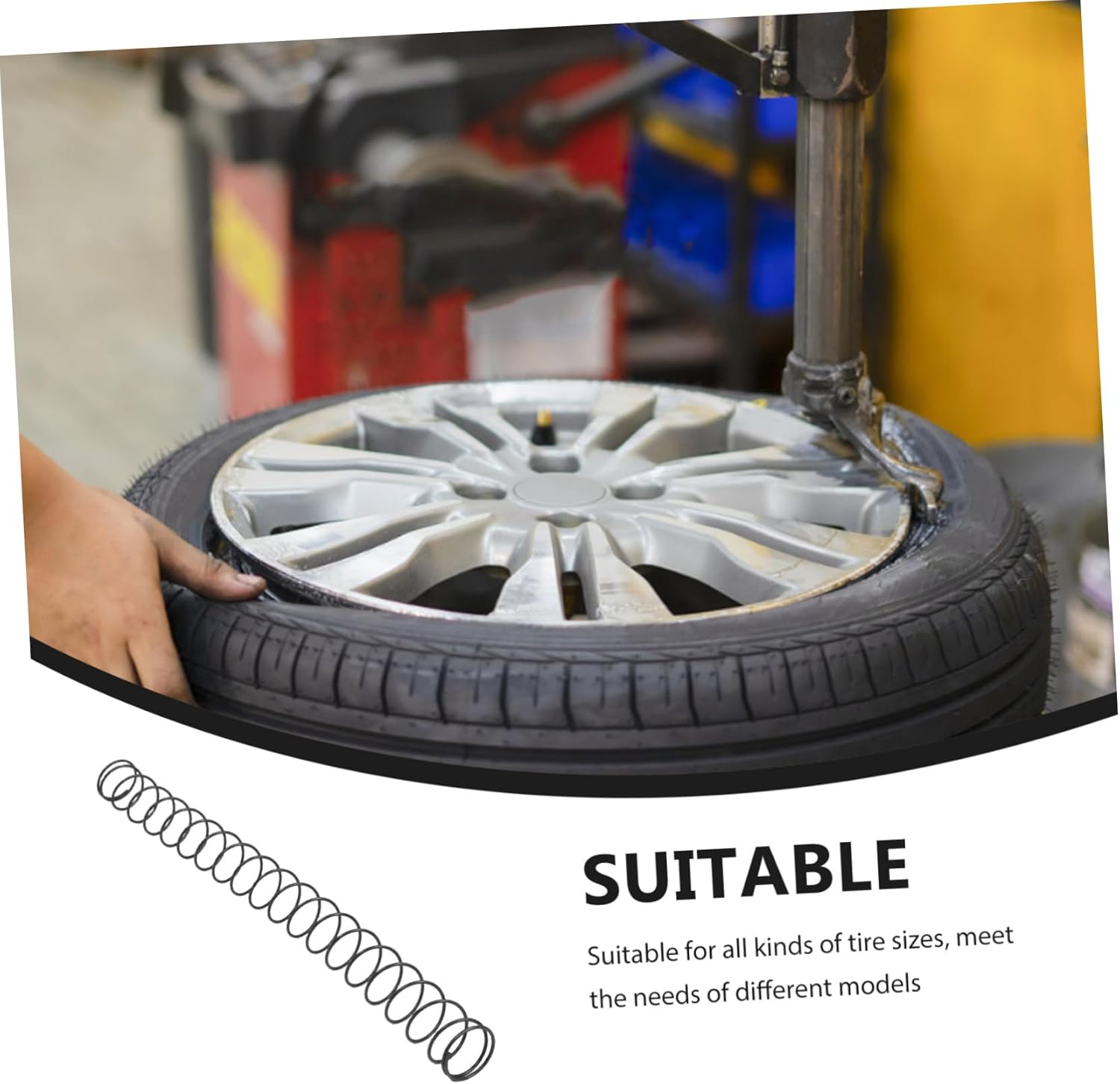 Ciieeo Tire Machine Component Hexagonal Bar Compression Spring Easy Operation Tire Removal Spring