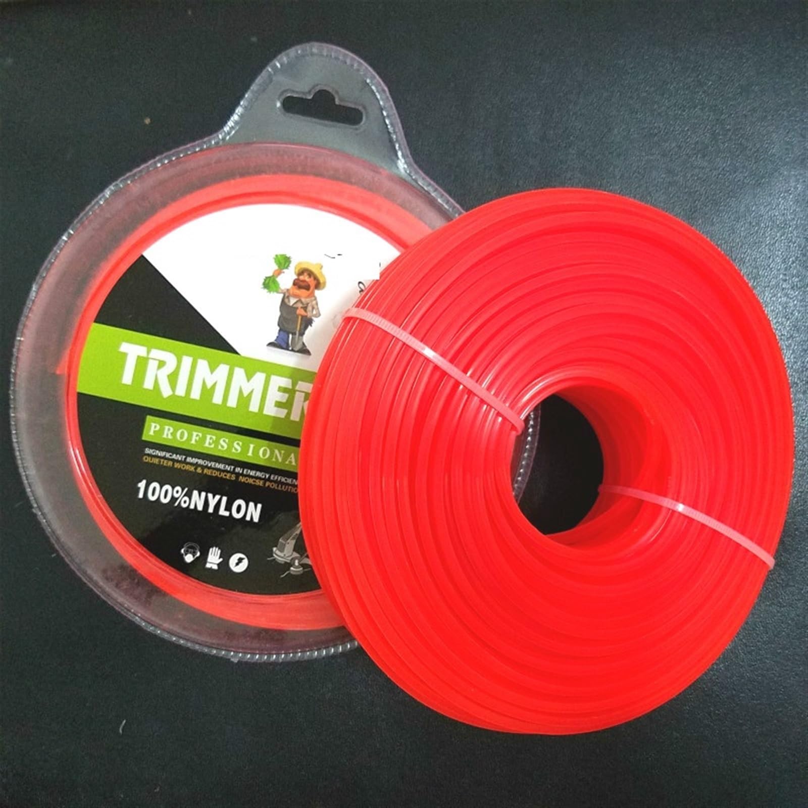 2,4 mm/2,7 mm/3 mm 450 g filo di nylon trimmer filo filo filo di ricambio rotondo/quadrato