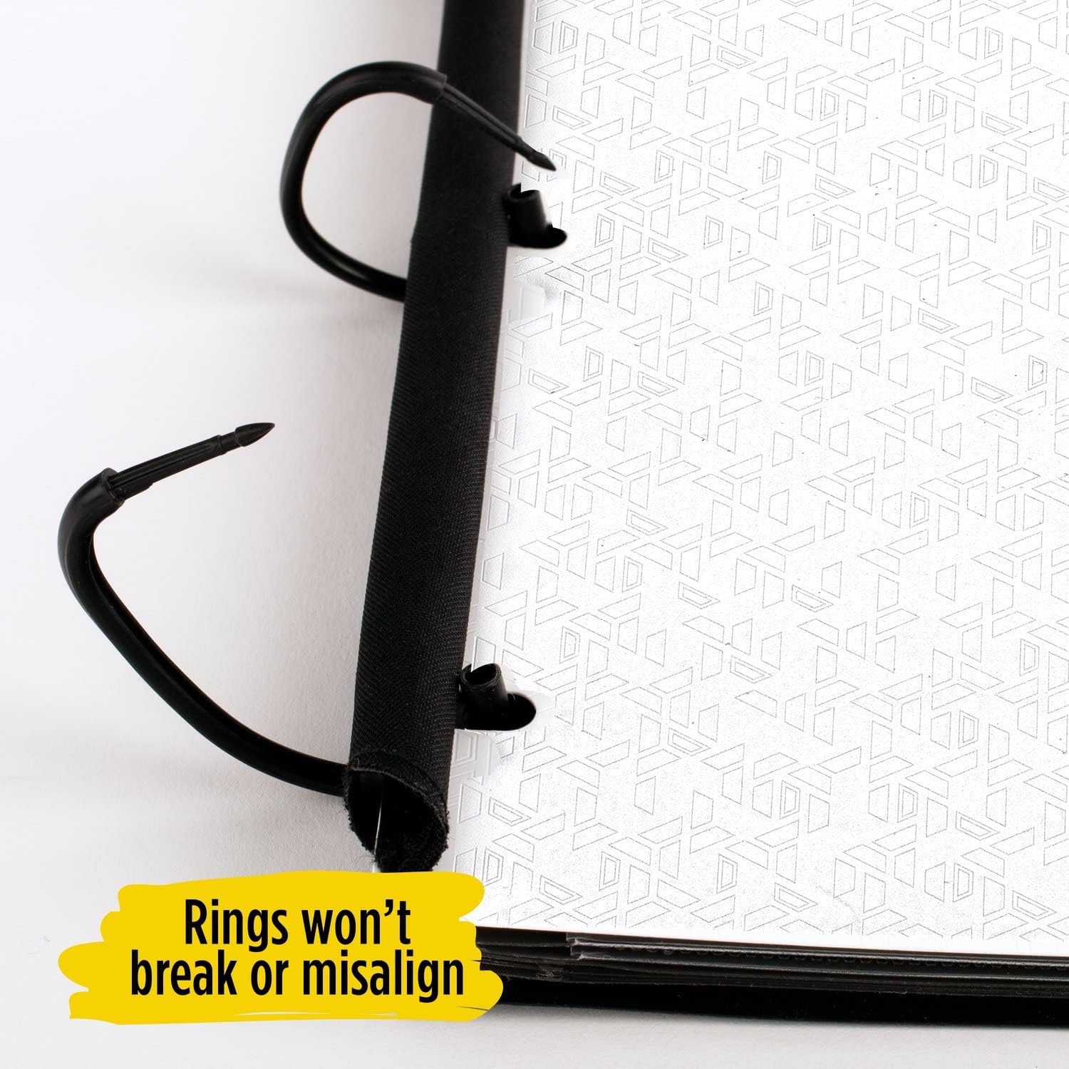 Five Star Flex Refillable Notebook + Study App, College Ruled Paper, 1 Inch TechLock Rings, Pockets, Tabs and Dividers, 200 Sheet Capacity, White (29328AE2)