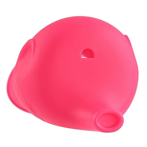 Miniatura 6 de Tapas de silicona para vasos que se adaptan a cualquier taza, 1 unidad, color rojo, reutilizable, resistente a derrames, suave tapa para vasos
