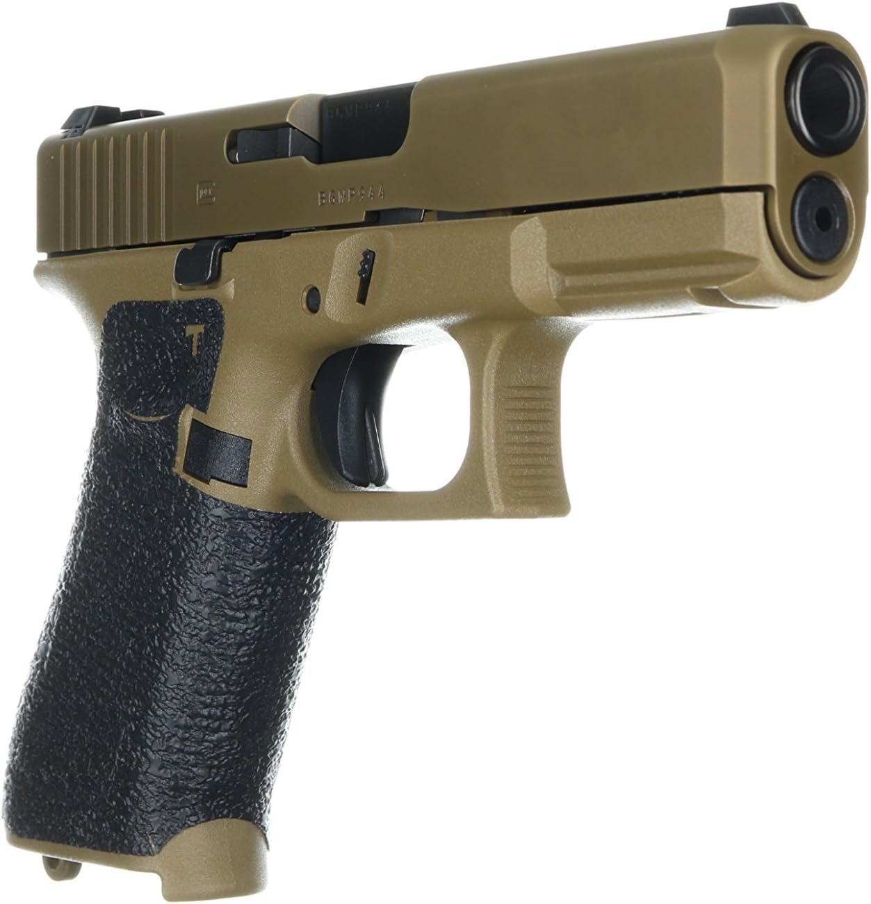 Talon Grips - Adhesive Grip for Glock 17, 17 MOS, 22, 25, 31, 34, 35, 37, 45, 47, 19X - Made in The USA - Easy Installation, Durable, Superior Traction - (Gen 5 Large Backstrap, Rubber Black)