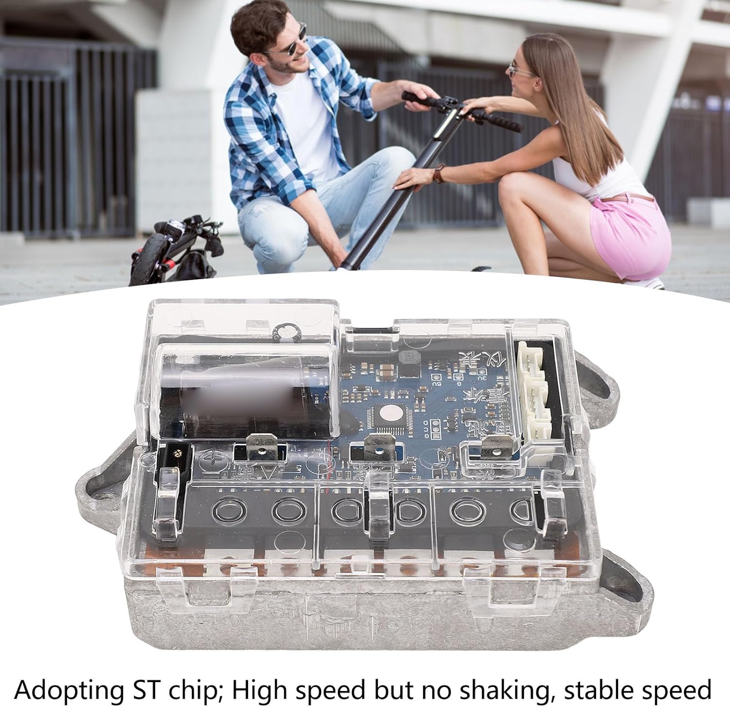 Scooter Motherboard,Electric Scooter Circuit Motherboard Original Control Board Replacement,ST Chip Scooter Circuit Motherboard for M365 Scooter