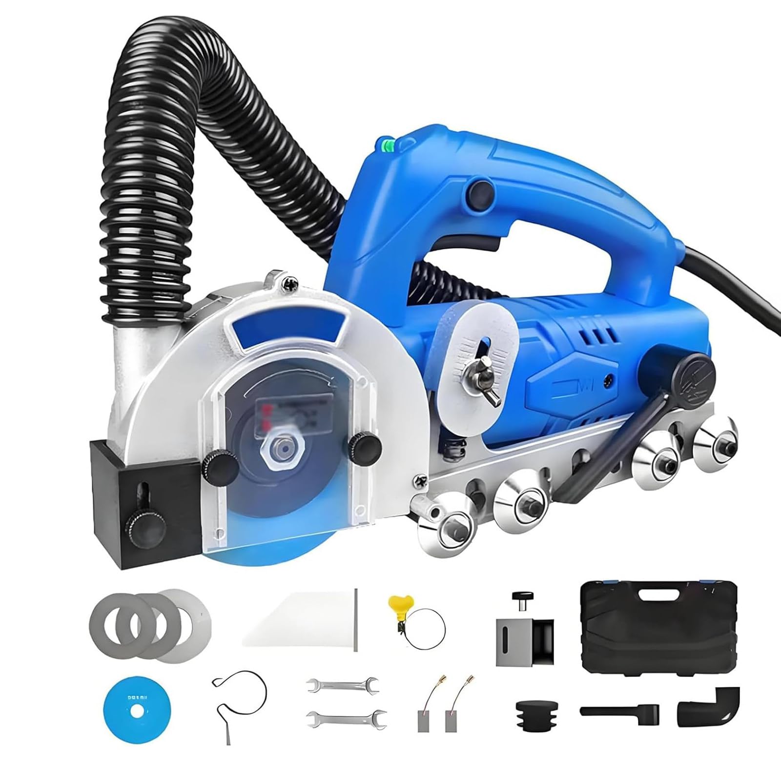 Pulitrice Elettrica per Fughe da 1200 W, Macchina Elettrica per la Pulizia delle Fughe delle Piastrelle, Rimuove la Malta o Pulisce Le Fughe, Le Giunture o Gli Angoli delle Piastrelle.
