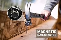 Vista 7 de Spec Ops Juego de Martillos de Herramientas, Martillo de Clavado de 20 oz y Martillo de Enmarcado de 22 oz con Garra de Extracción y Tapa de Mazo