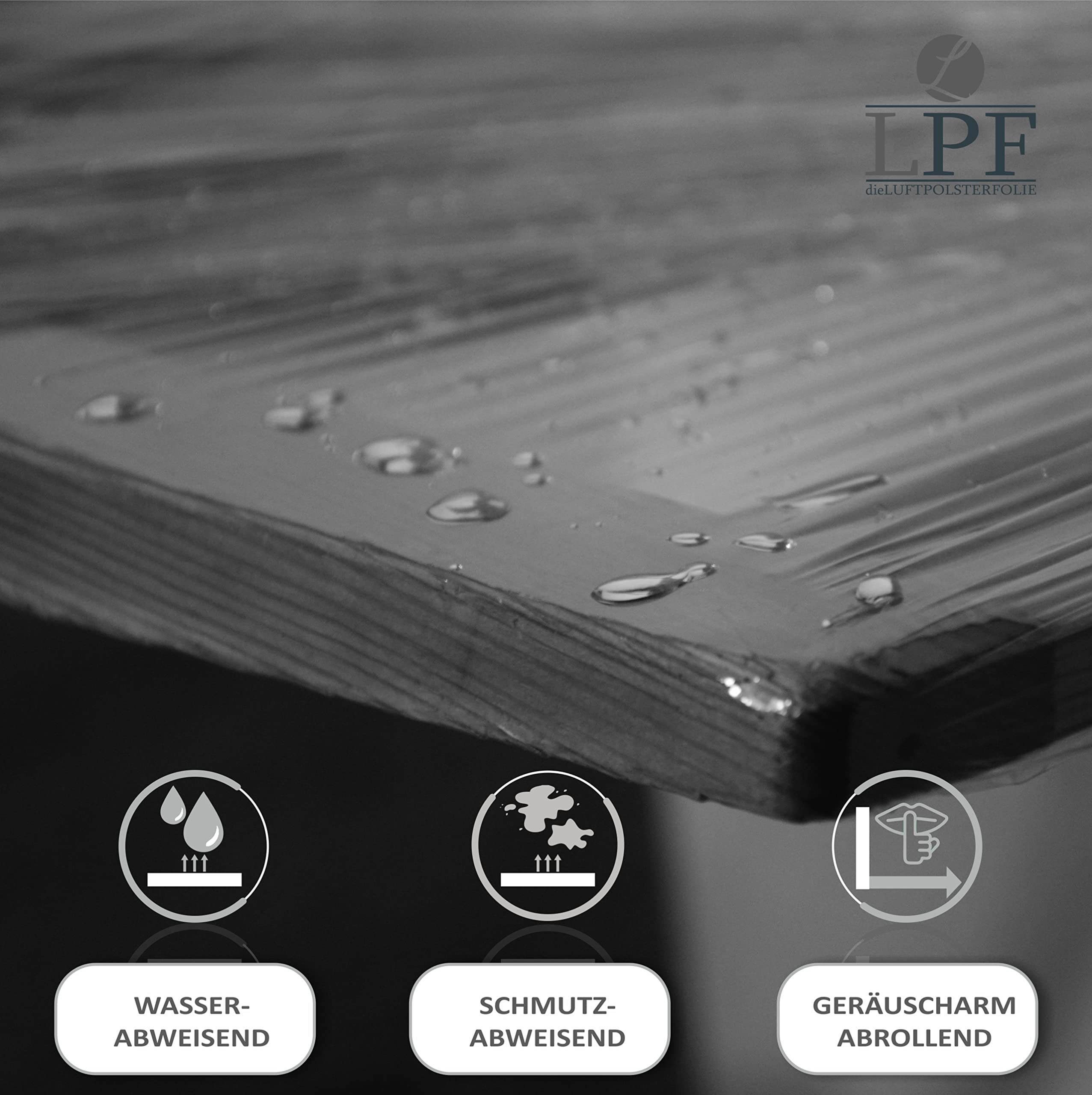 LPF® - 5 Rollen Stretchfolie Transparent Wickelfolie Handstretchfolie 1,5Kg 50cm 500mm Verpackungsmaterial - Verpackungsfolie - Folie Für Möbel – Umzugsfolie (5)