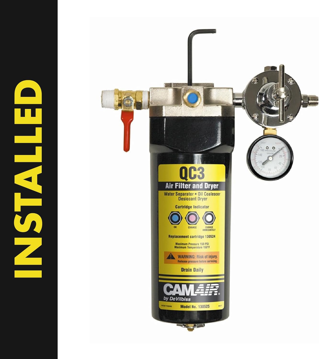 DeVilbiss 130525 QC3 Air Filter and Dryer