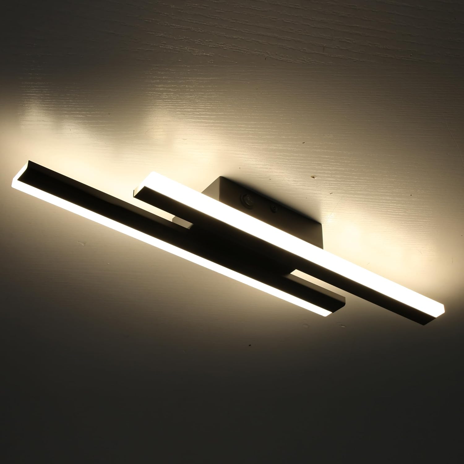 12V 17inch LED RV Ceiling Light Fixture with ON/Off Switch, RV LED Interior Fixture with Acrylic Lens, 4000K Nature White Interior Light for RV, Marine, Motorhome