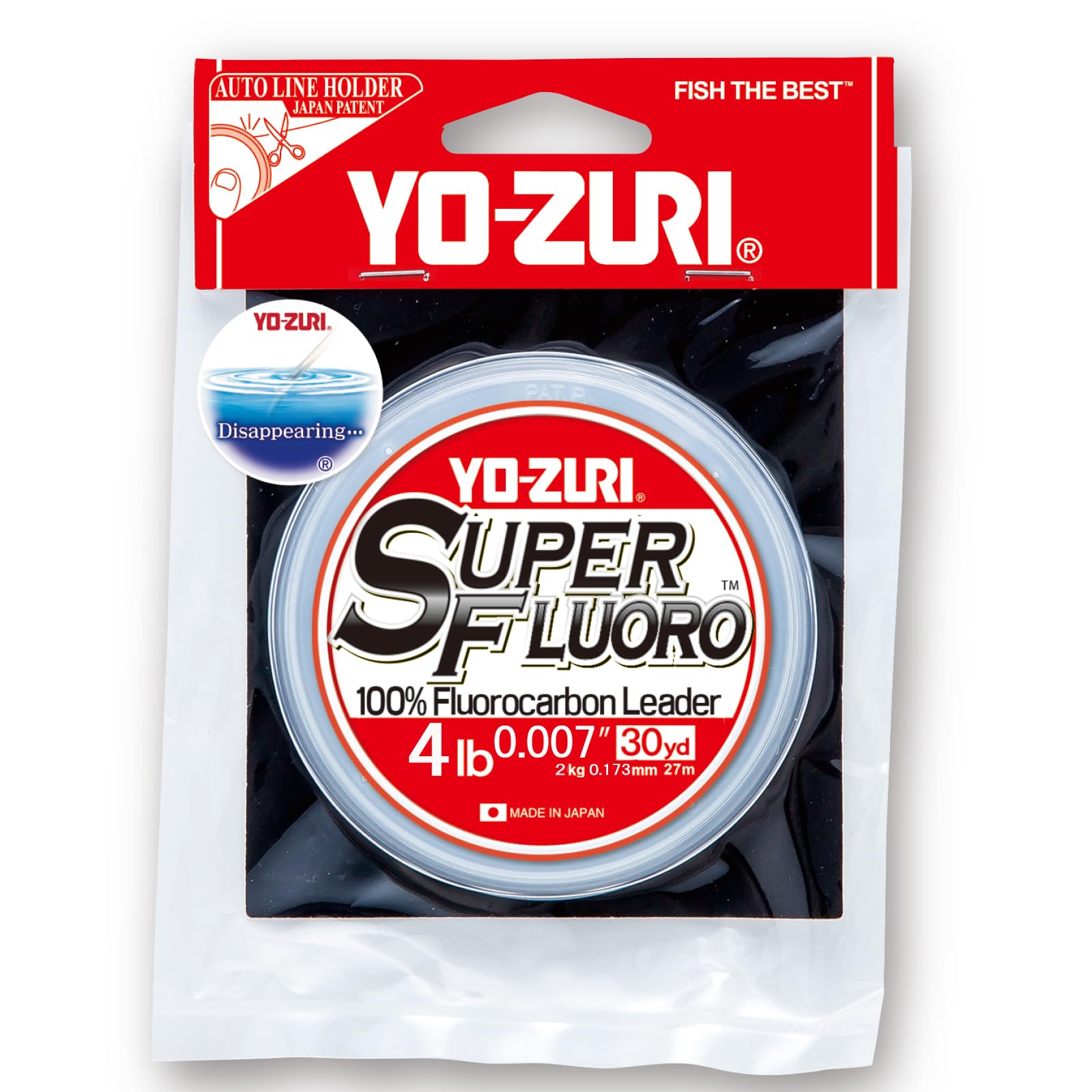 Amazon.com : Yo-Zuri YZ-SF-4LB-NCL-30YD: Superfluoro 30Yd 4Lb