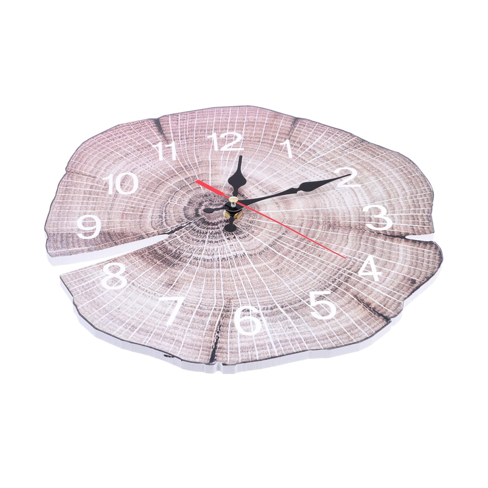 Horloge murale en bois suspendre decoration murale chambre et bureau scandinave