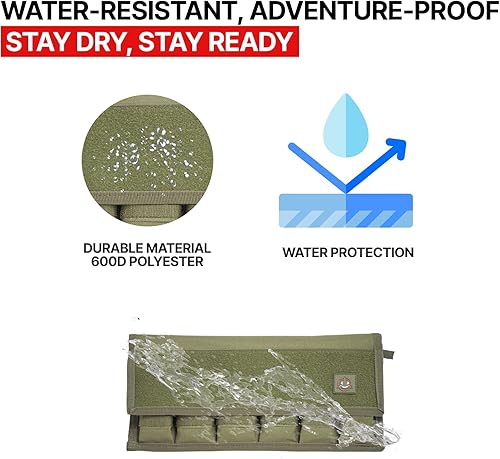 Miniatura 5 de Orca Tactical Bolsa de almacenamiento para cargador de pistola, soporte para municiones que se adapta a la mayoría de cargadores individuales y