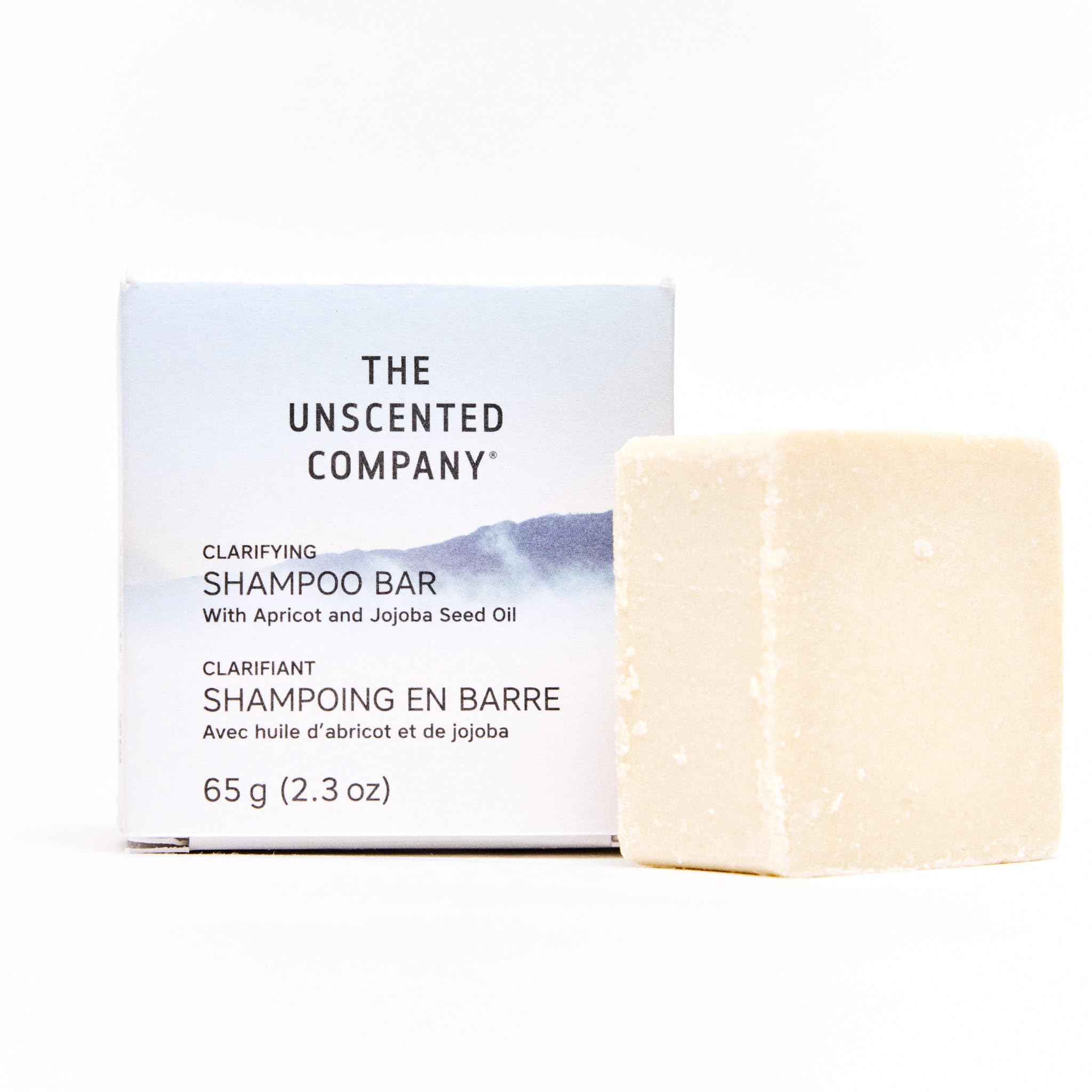 The Unscented Company, Solid Shampoo Bar, 65 g, Water and Plastic Free, Unscented Body Care