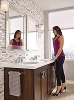 Vista 2 de Moen YB8886CH Barra de toalla de mano de baño de 90 grados, cromo