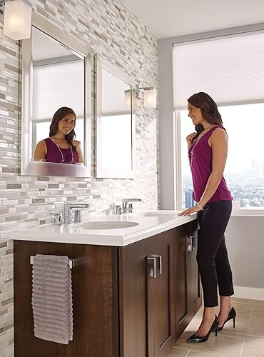 Miniatura 2 de Moen YB8886CH Barra de toalla de mano de baño de 90 grados, cromo