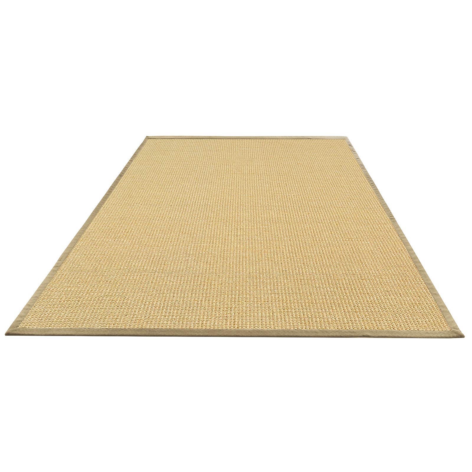 casa pura Tapis en sisal écologique | antidérapant, résistant | idéal Salon, Chambre, Cuisine | Nature - 200x200cm