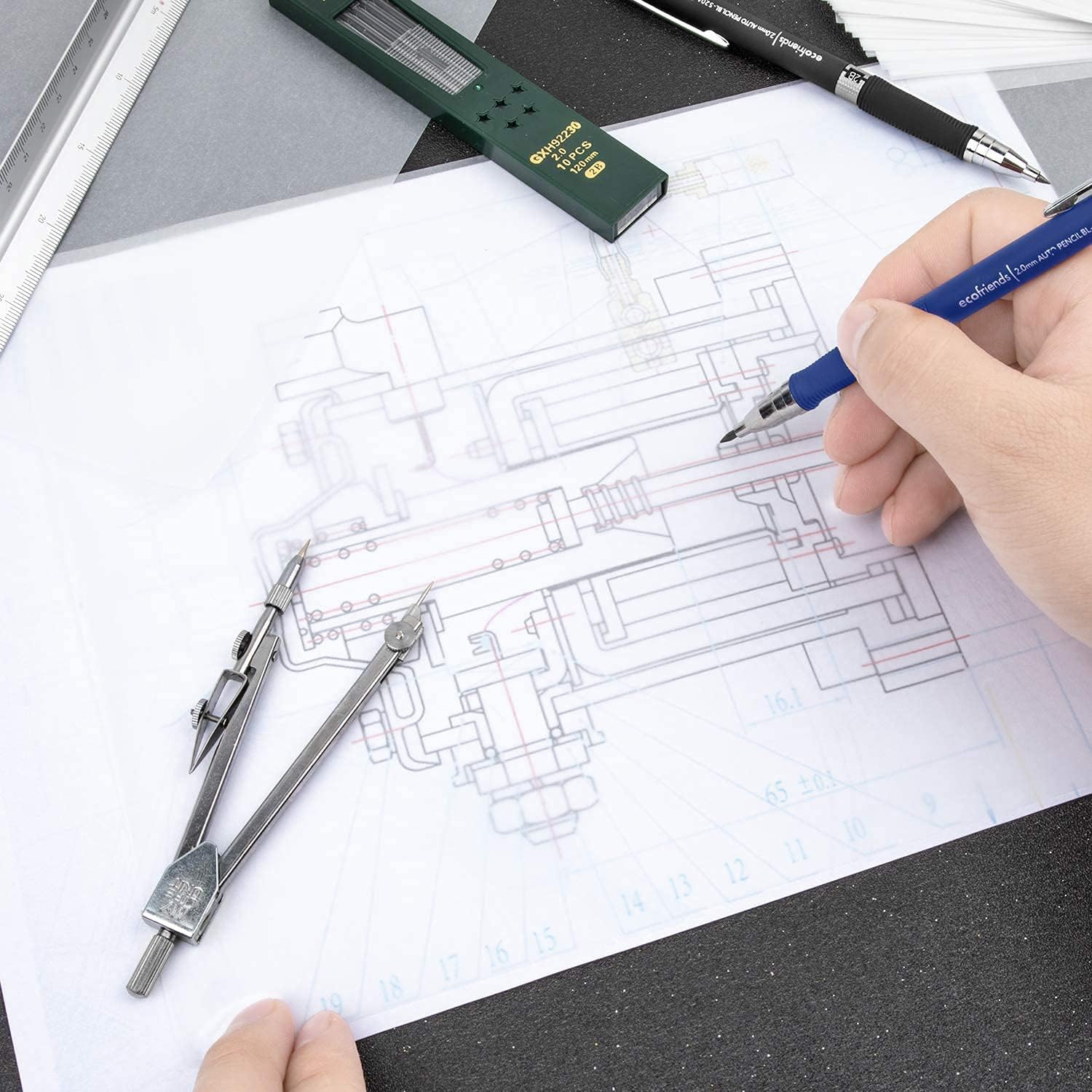 MyLifeUNIT Tracing Paper for Drawing, Translucent Vellum Paper 8.5 x 11 inches, 100 Sheets