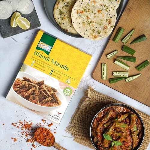 Miniatura 8 de Ashoka Comidas indias listas para comer desde 1930, surtido de comidas 100% veganas, alimentos indios totalmente naturales, a base de plantas, sin