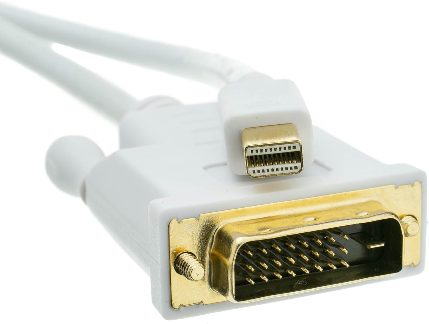 Mini DisplayPort to DVI Video Cable, Mini DisplayPort Male to DVI Male, 10 Foot