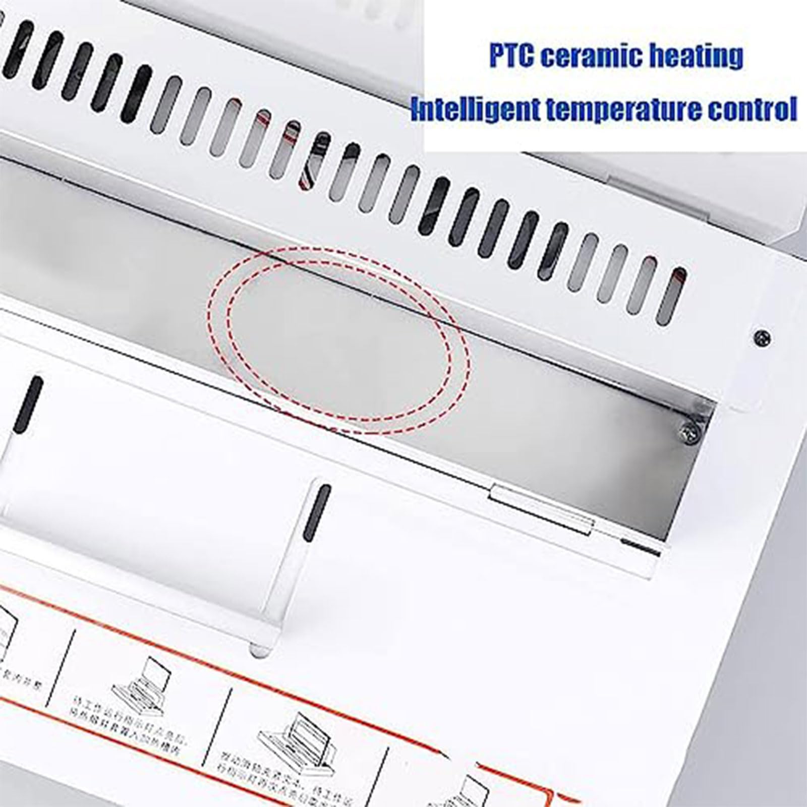 Relieuse thermique électrique thermofusible pour documents A4 A5, serrage automatique, épaisseur de reliure de 50 mm, parfaite pour les rapports et les albums photo