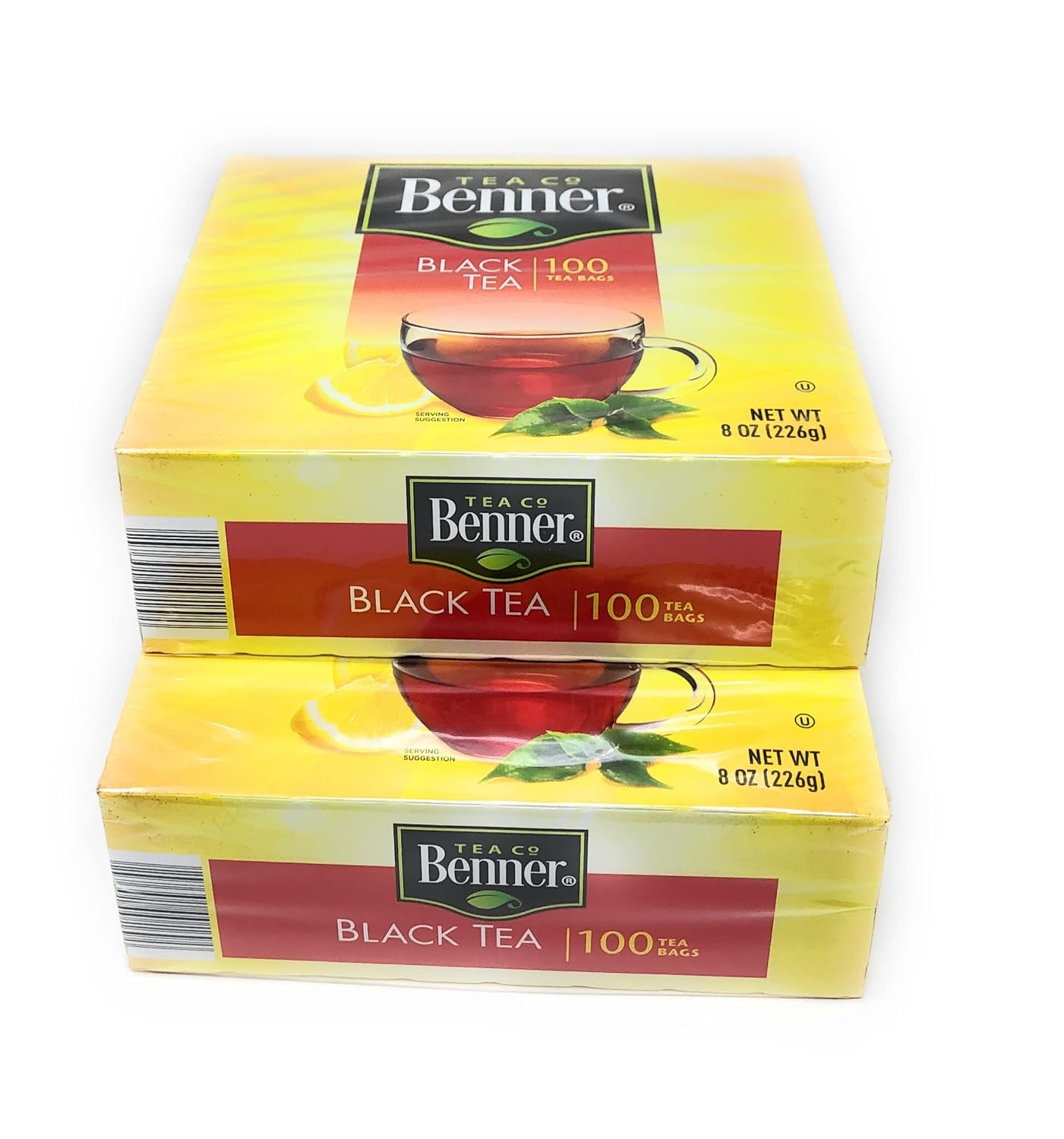 Black Tea Bags for Hot or Iced Tea Each Pack 100 Tea Bags